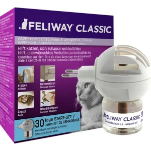 Preisreduziert FELIWAY CLASSIC Start-Set (Verdampfer & Flakon 48 ml)